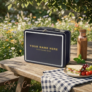 Professional Lunchbox Featuring Your Name and Role