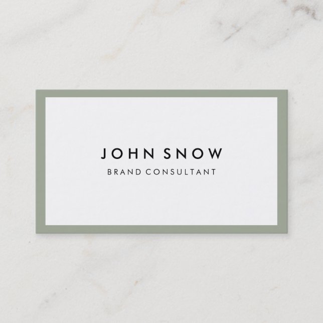Professional Luxe Business Card (Front)