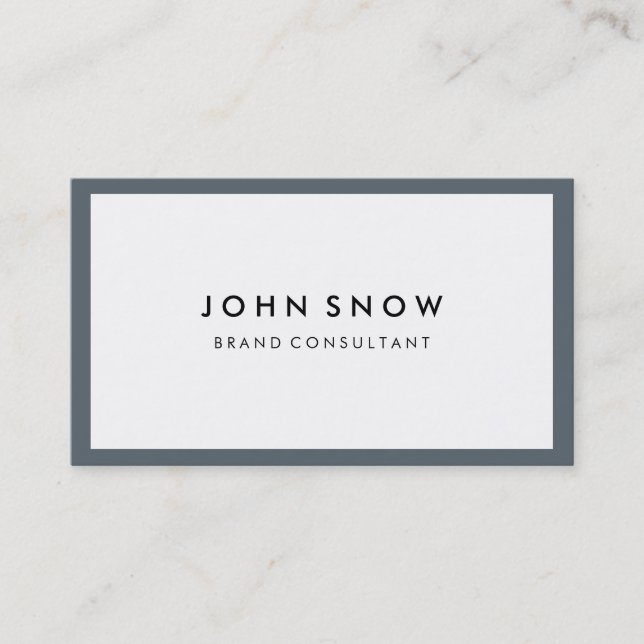 Professional Luxe Business Card (Front)