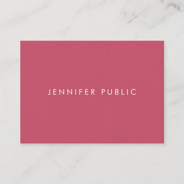 Professional Luxurious Simple Template Trend Colou Business Card (Front)