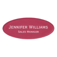 Professional Magenta Red Office Executive Magnetic