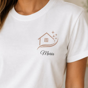 Professional Maid Cleaning House Sparkling T-Shirt
