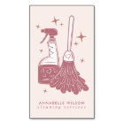 Professional Maid & House Cleaning Business Card