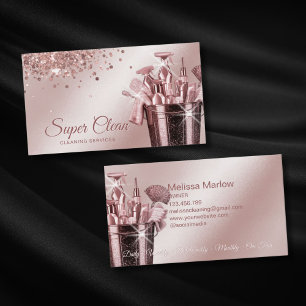 Professional Maid Residential Commercial House Business Card