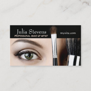 Professional Make-up Artist, Beauty Salon Card