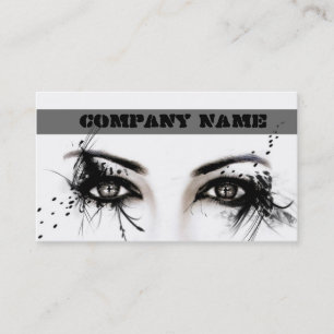 Professional Make-Up Artist / Makeup Model Face Business Card