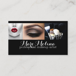 Professional Makeup Artist Business Card
