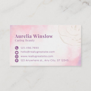 Professional Makeup Artist Business Card