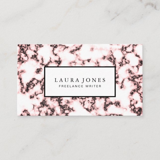 Professional Marble Business Card (Front)