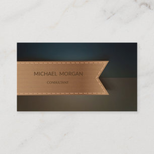 Professional Masculine Retro Business Card