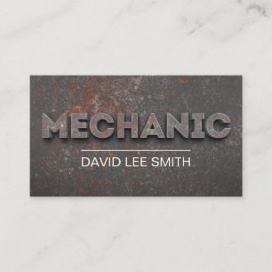 Professional Mechanic Business Card