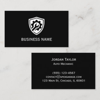 Professional Mechanic Business Card