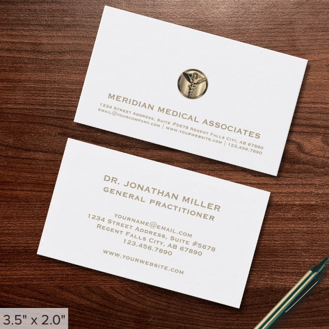 Professional Medical Business Card (Creator Uploaded)
