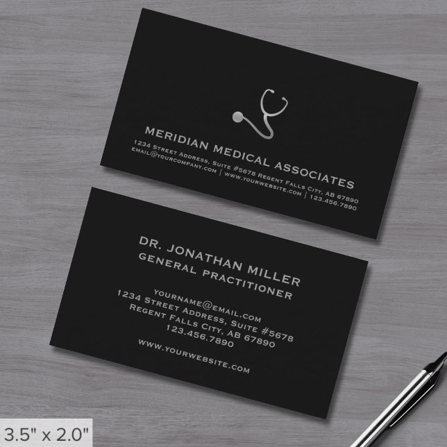 Professional Medical Business Cards (Creator Uploaded)