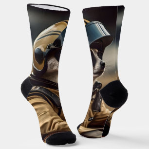 Professional Meerkat Racing Driver, badge Socks
