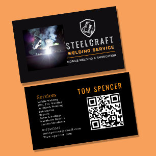 Professional Metal Welding & Fabrication  Business Card