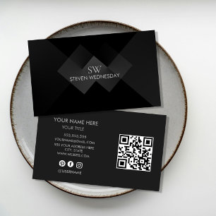 Professional Minimal Business Card   Sleek Modern 