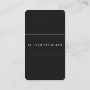 Professional Minimalist Accent Lines Business Card