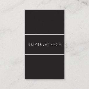 Professional Minimalist Accent Lines Business Card