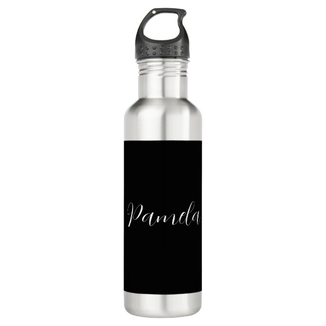Professional Minimalist Add Name Personalised 710 Ml Water Bottle (Front)