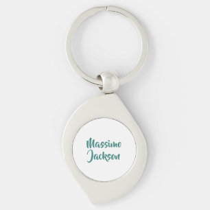 Professional Minimalist Add Name Personalised Key Ring