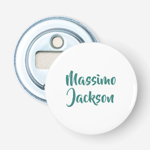 Professional Minimalist Add Name Personalized Bottle Opener