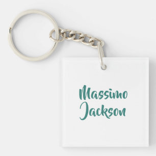 Professional Minimalist Add Name Personalized Key Ring