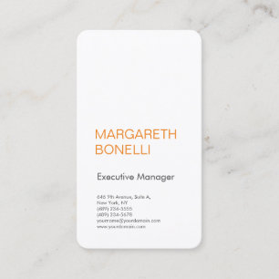 Professional minimalist bold modern business card