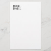 Professional minimalist bold modern grey white