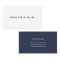Professional Minimalist Dark Blue White Consultant