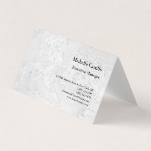 Professional Minimalist Grey Wall Business Card
