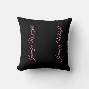 Professional minimalist handwriting feminine cushion