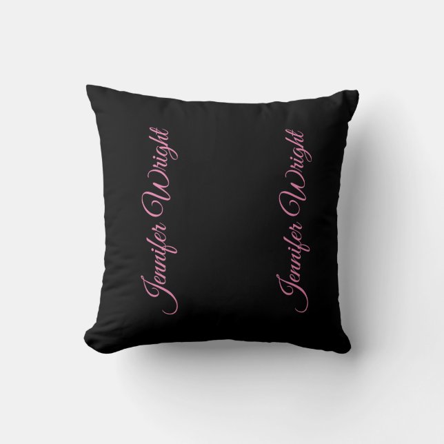 Professional minimalist handwriting feminine cushion (Front)