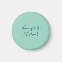 Professional minimalist light teal calligraphy