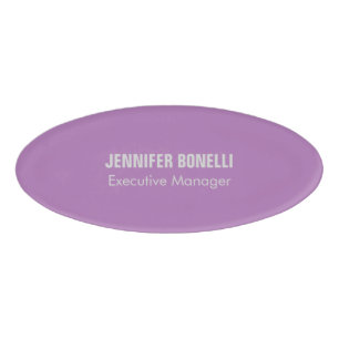 Professional minimalist modern add your name tag