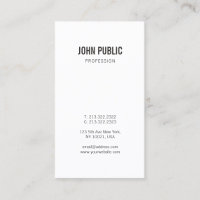 Professional Minimalist Modern Elegant Plain