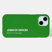 Professional minimalist modern forest green