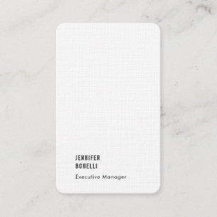 Professional minimalist modern linen luxury trendy business card