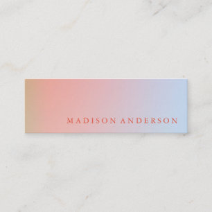 Professional Minimalist Modern Mini Business Card