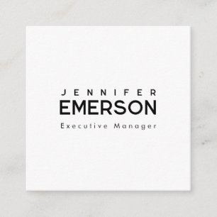Professional minimalist modern plain  enclosure card
