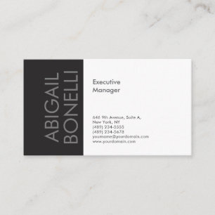 Professional minimalist modern plain enclosure card