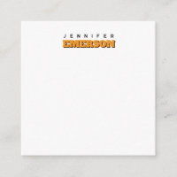 Professional minimalist modern plain name