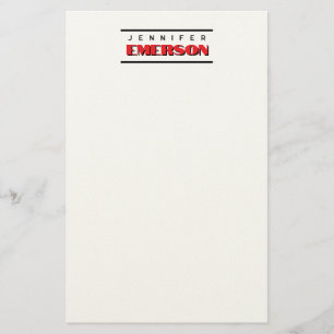 Professional minimalist modern plain  stationery