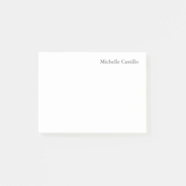 Professional Minimalist Modern Post-it Notes (Front)