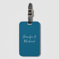 Professional minimalist ocean blue calligraphy