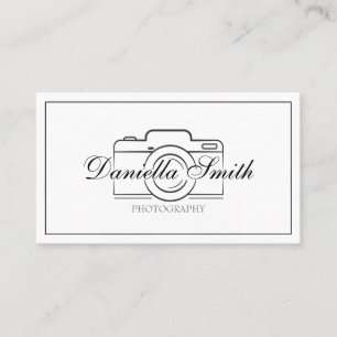 Professional Minimalist Photography  Business Card