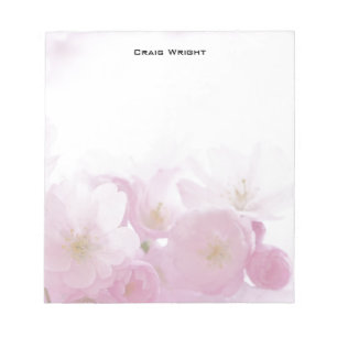 Professional Minimalist Plain Floral Notepad