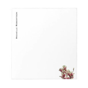 Professional Minimalist Plain Modern Floral Notepad