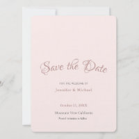 Professional Minimalist Plain Rose Gold Colour