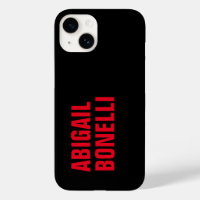 Professional minimalist red black modern